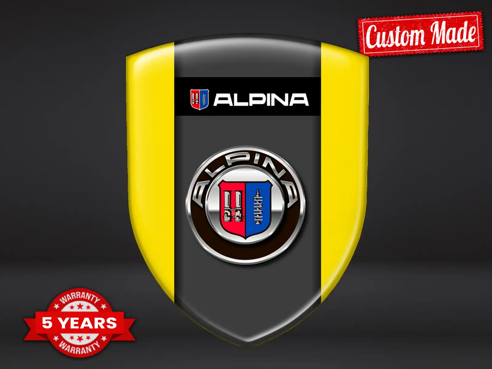 Alpina Autosticker Business Stern Exklusiv Modern